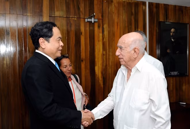Chủ tịch Trần Thanh Mẫn hội kiến đồng chí José Ramón Machado Ventura, Bí thư thứ hai Trung ương Đảng Cộng sản Cuba