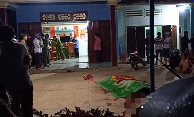 Hiện trường nơi xảy ra vụ việc.