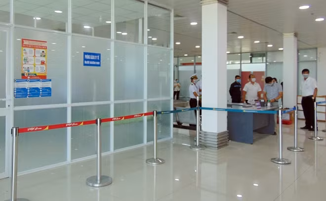 Sân bay Chu Lai sẵn sàng phương tiện, khu cách ly để phục vụ công tác phòng chống COVID-19.