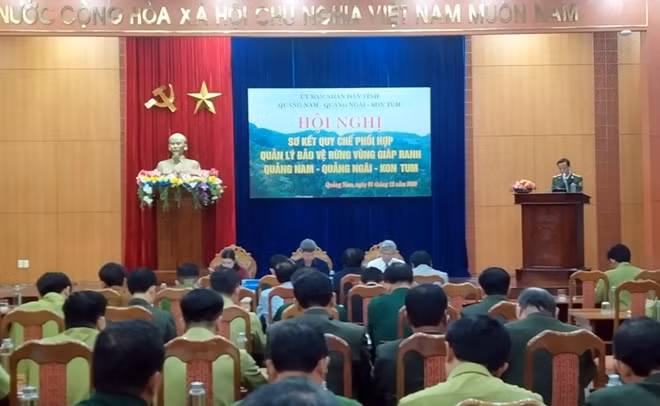Hội nghị lần này là dịp để 3 tỉnh Quảng Nam - Quảng Ngãi - Kon Tum họp bàn tăng cường công tác bảo vệ rừng khu vực giáp ranh.