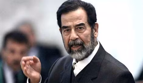 Cố Tổng thống Iraq Saddam Hussein.