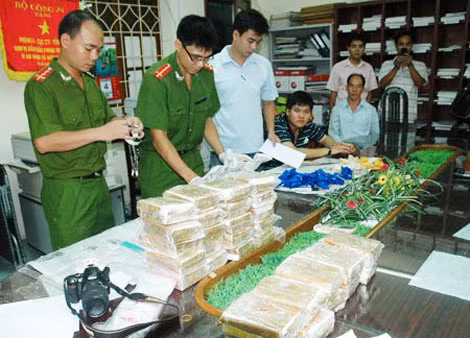 Tang vật ma túy bị Cục C47 bắt giữ.