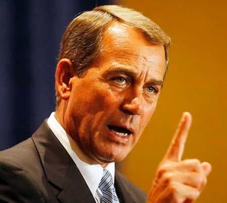Chủ tịch Hạ viện Mỹ John Boehner đe dọa bằng mọi giá ngăn chặn thỏa thuận hạt nhân với Iran. (ảnh: imgarcade).