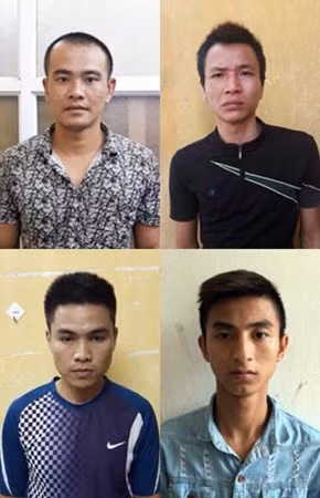 Các đối tượng bị bắt giữ
