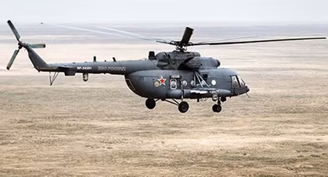 Máy bay trực thăng Mi-8. Ảnh minh họa