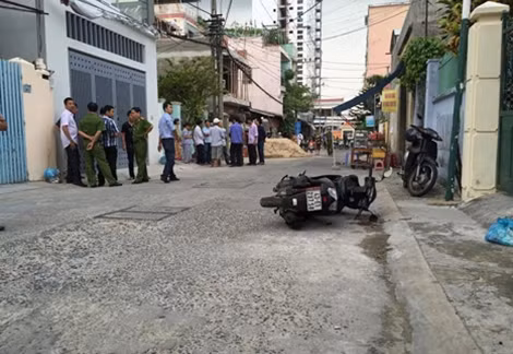 Hiện trường vụ việc.