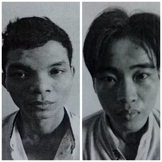 Hai đối tượng Kiên, Tùng tại CQĐT.