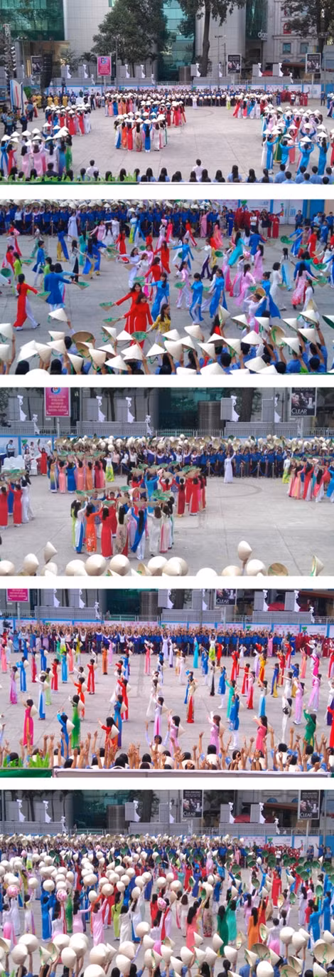 1.000 người đồng diễn áo dài trong ngày khai mạc Lễ hội áo dài 2016