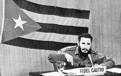 Chủ tịch Cuba Fidel Castro.