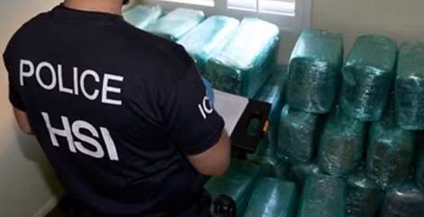 Ma túy thu được trong căn nhà ở Calexico.
