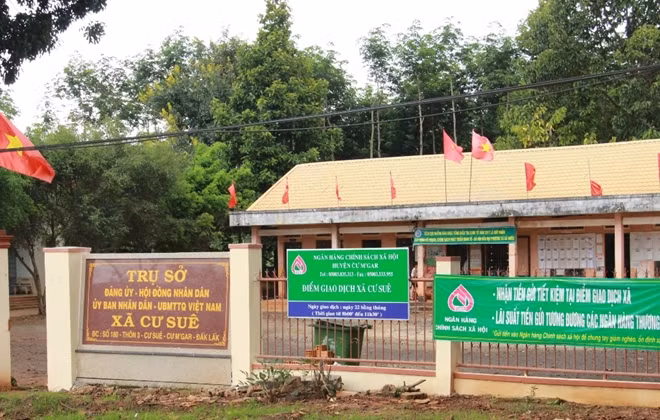 Trụ sở xã Cư Suê, nơi ông Hiền công tác