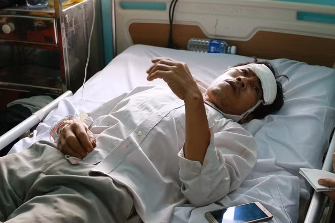 Các nạn nhân đang được điều trị tại Bệnh viện Đa khoa tỉnh Gia Lai