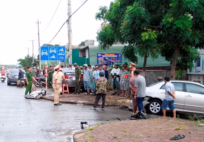 Hiện trường vụ tai nạn