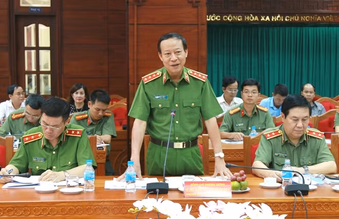 Thứ trưởng Lê Quý Vương phát biểu tại buổi làm việc với tỉnh Đắk Lắk