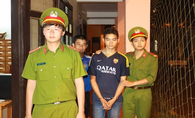 Phạm Văn Duy khi mới bị bắt