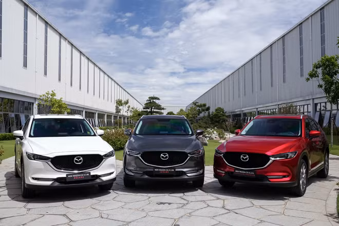 SUV 5 chỗ Mazda CX5- sản phẩm thế hệ 6.5 của Mazda ra mắt tại Việt Nam.