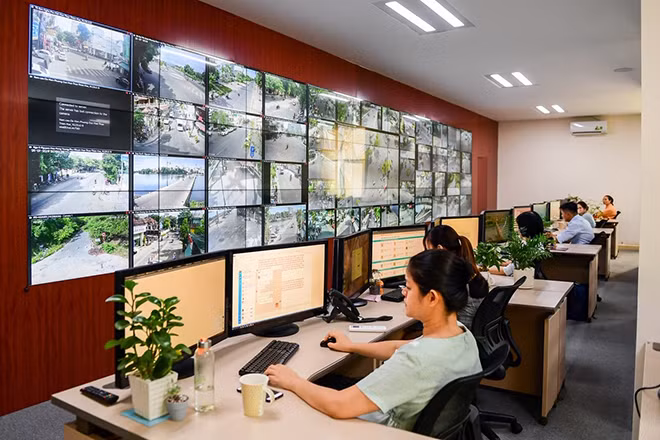 Trung tâm điều hành đô thi thông minh ở Huế.