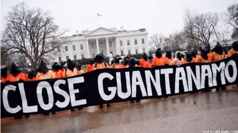 Biểu tình trước Nhà Trắng đòi đóng cửa nhà tù Guantanamo.