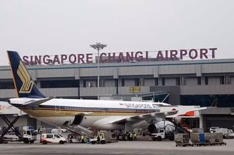 Sân bay ở Singapore. (ảnh: gglandscapes)