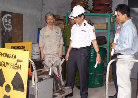 Thanh tra an toàn bức xạ tại Hải Phòng.