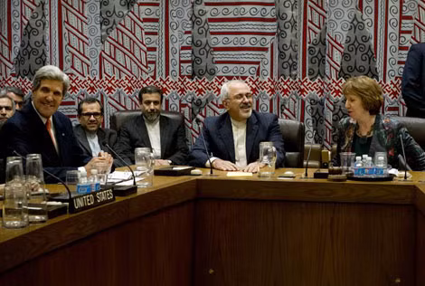 Phái đoàn Mỹ và Iran tại hội nghị đàm phán cuối cùng.
