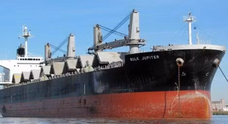 Tàu Bulk Jupiter mang quốc tịch Bahamas bị chìm cùng 19 thủy thủ đoàn.