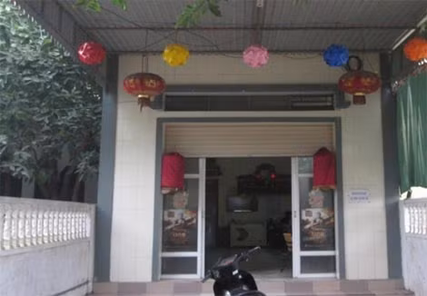 Nhà bạn của Đức nơi xảy ra sự việc.