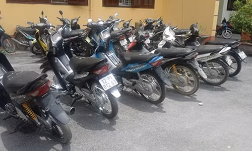 Tang vật vụ án.