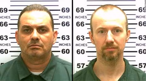 David Sweat (trái) và Richard Matt (phải).