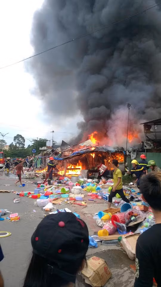 Hiện trường vụ cháy