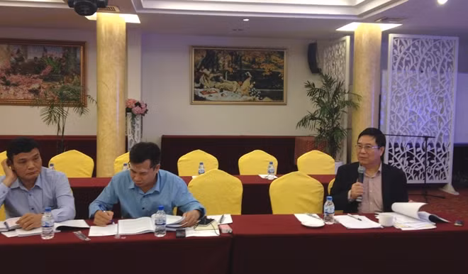 Trung tướng Nguyễn Ngọc Anh phát biểu tại Hội thảo