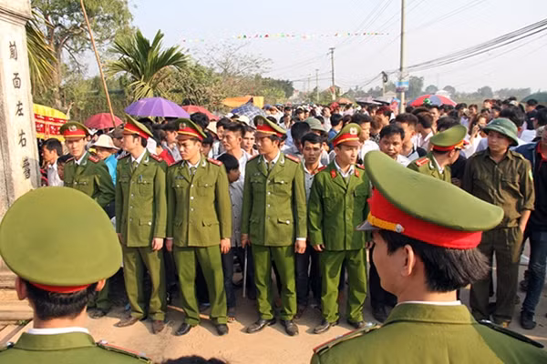 Lực lượng Công an đảm bảo ANTT tại Lễ hội