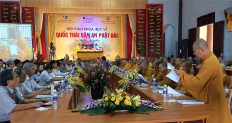 Các nhà khoa học, nghiên cứu, quản lý đã đóng góp nhiều ý kiến về xây dựng đại tượng Phật.