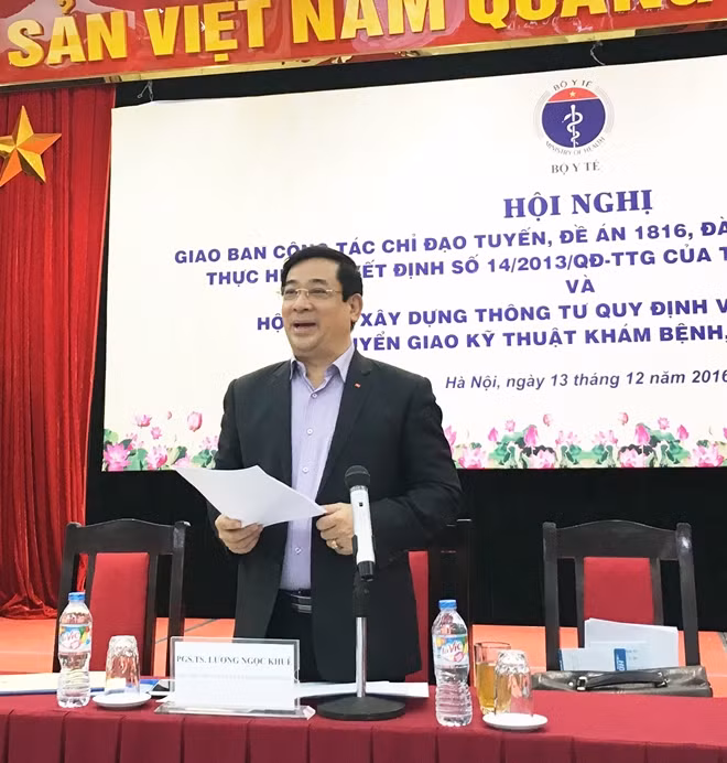PGS.TS. Lương Ngọc Khuê cho biết hiệu quả của công tác chỉ đạo tuyến rất lớn