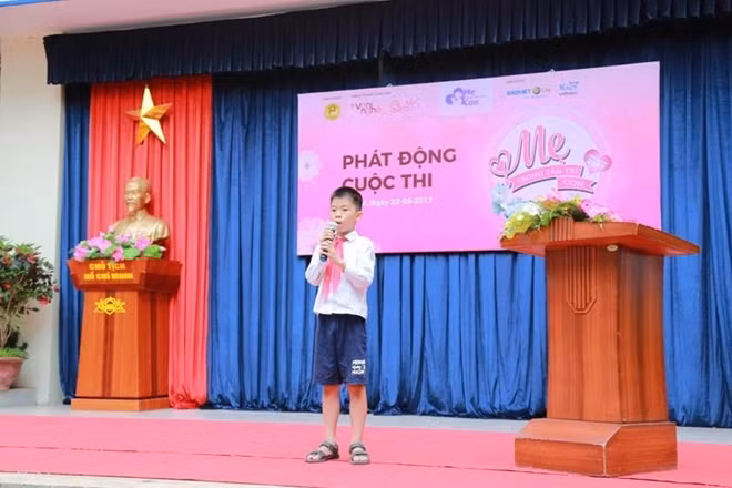 Em Bùi Huy Vũ – Thí sinh dự thi cuộc thi "Mẹ trong tâm trí con" 2016