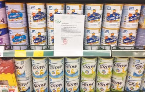 Sữa do hãng Lactalis (Pháp) sản xuất
