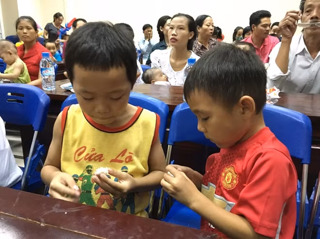 Niềm vui của các bệnh nhi