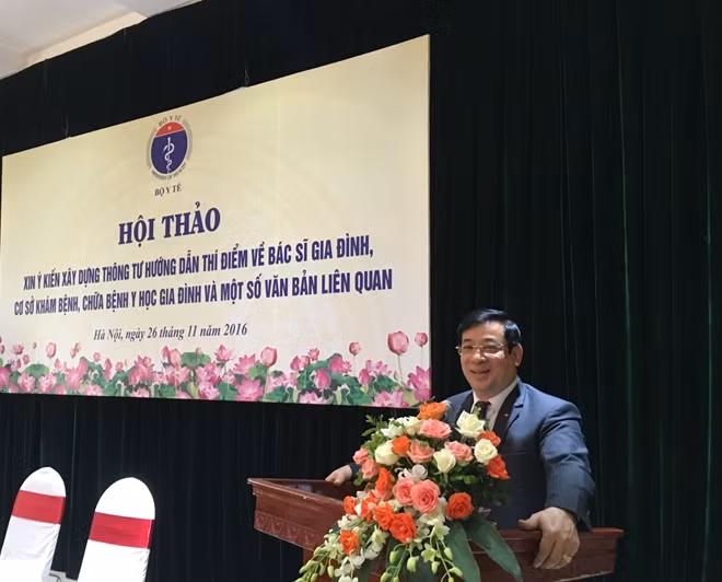 PGS.TS. Lương Ngọc Khuê, Cục trưởng Cục Quản lý khám, chữa bệnh đánh giá cao hiệu quả mô hình BSGĐ