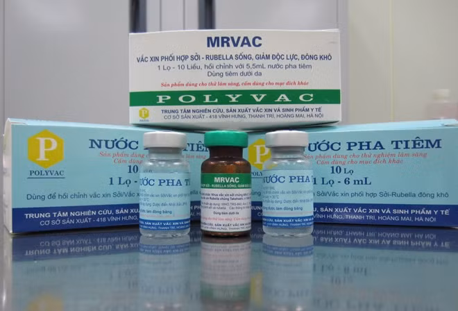 Vaccine phối hợp sởi-rubella do Việt Nam sản xuất
