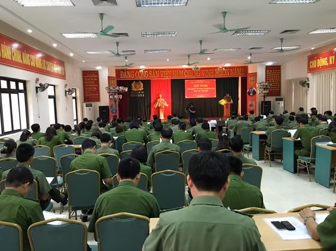 Các đơn vị y tế CAND tham dự hội nghị