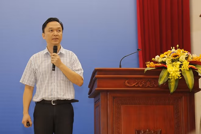 TS. Hồ Anh Sơn trình bày kết quả thực nghiệm