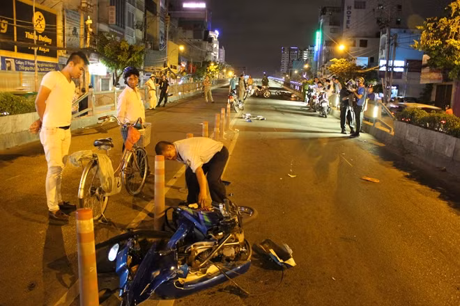Hiện trường vụ tai nạn