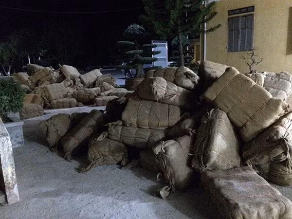 Số lá thuốc lá lậu bị thu giữ