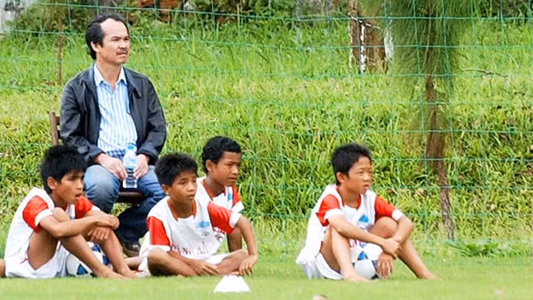 Bầu Đức trong những ngày đầu đưa thế hệ Công Phượng, Xuân Trường ở tuổi lên 9, lên 10 về Học viện bóng đá Hoàng Anh Gia Lai JMG.