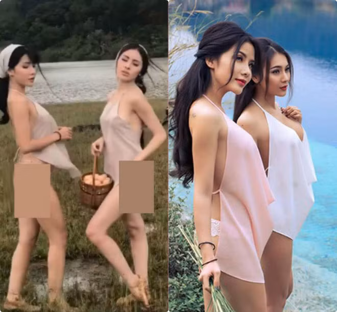 Nhiều chân dài mặc hở hang ở "Tuyệt tình cốc" làm "dậy sóng" cộng đồng.