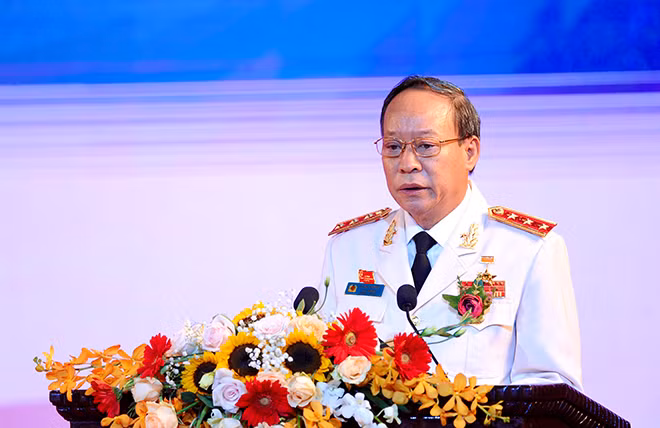 Thứ trưởng Lê Quý Vương phát biểu tại Đại hội.