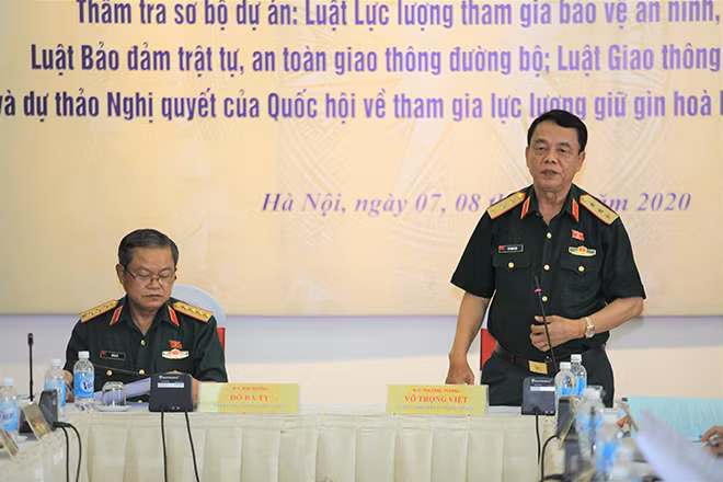 Chủ nhiệm Uỷ ban Quốc phòng và An ninh Võ Trọng Việt kết luận Hội nghị
