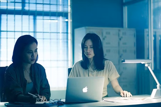 Một cảnh trong phim "Bằng chứng vô hình".