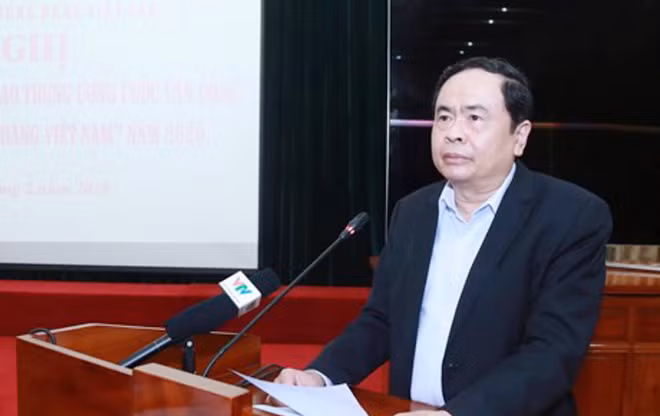 Đồng chí Trần Thanh Mẫn, Trưởng BCĐ Trung ương phát biểu chỉ đạo tại Hội nghị