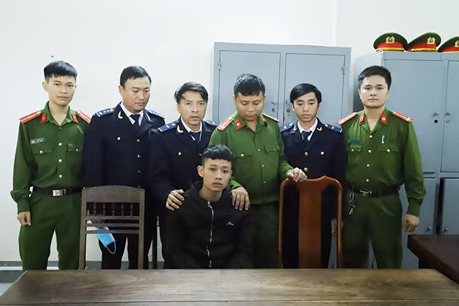 Nguyễn Ánh Ngà khi bị bắt giữ.